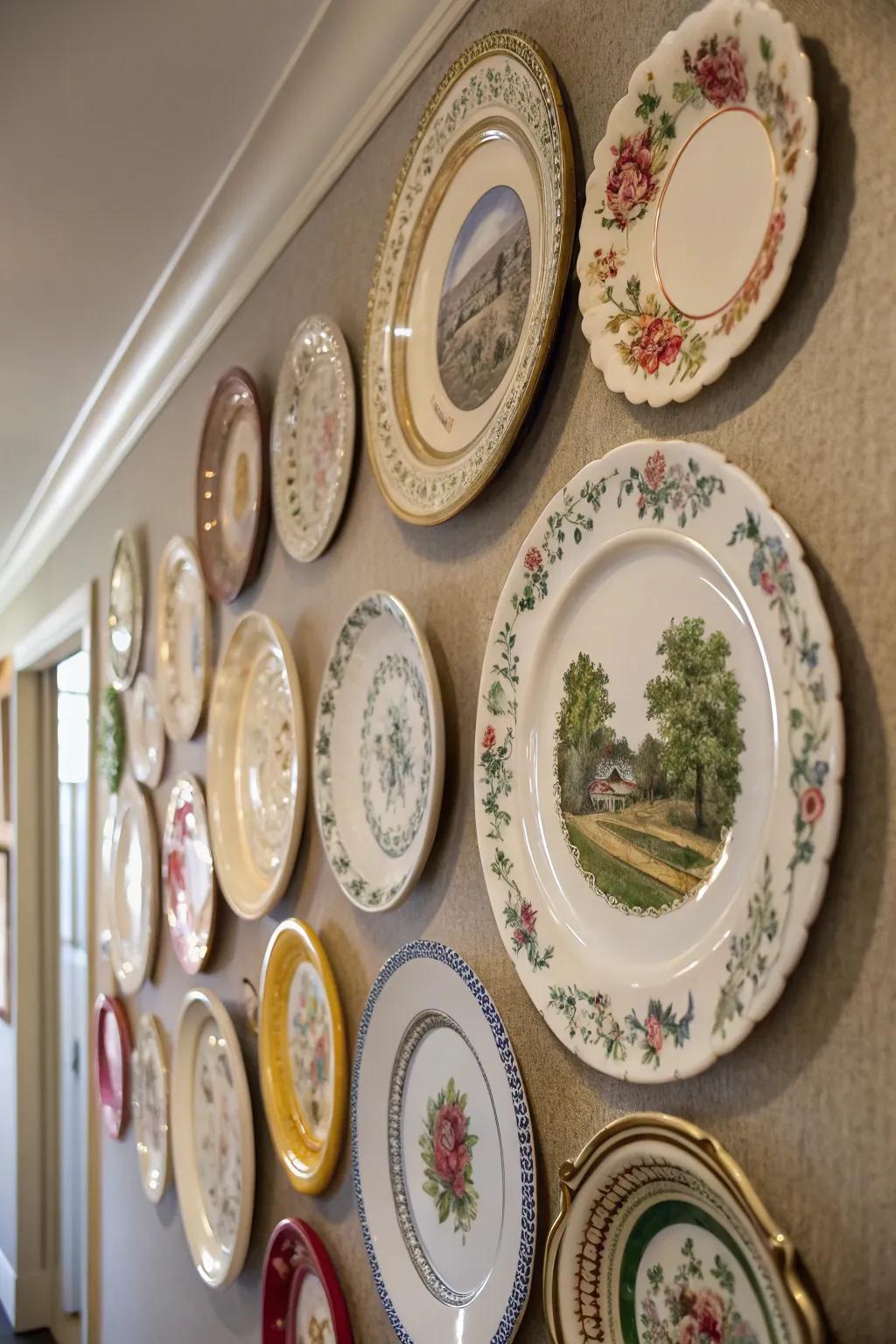Timeless plates present elegance and a hint of whimsy.