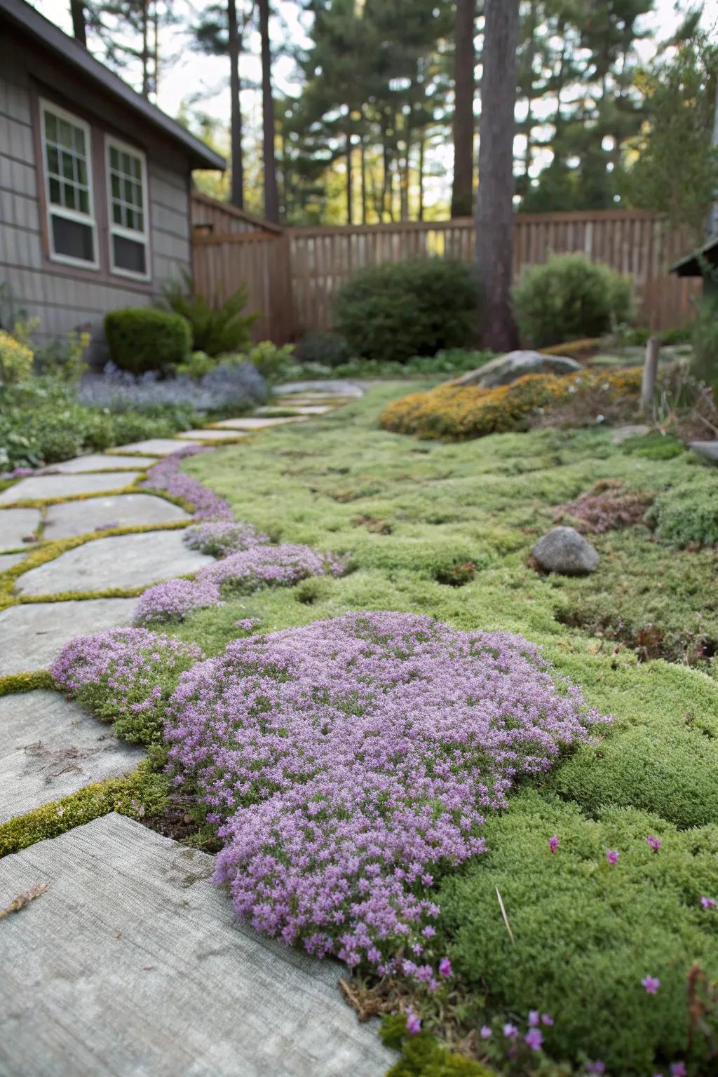Verdant ground covers that withstand the exigencies of a pet-centric garden.