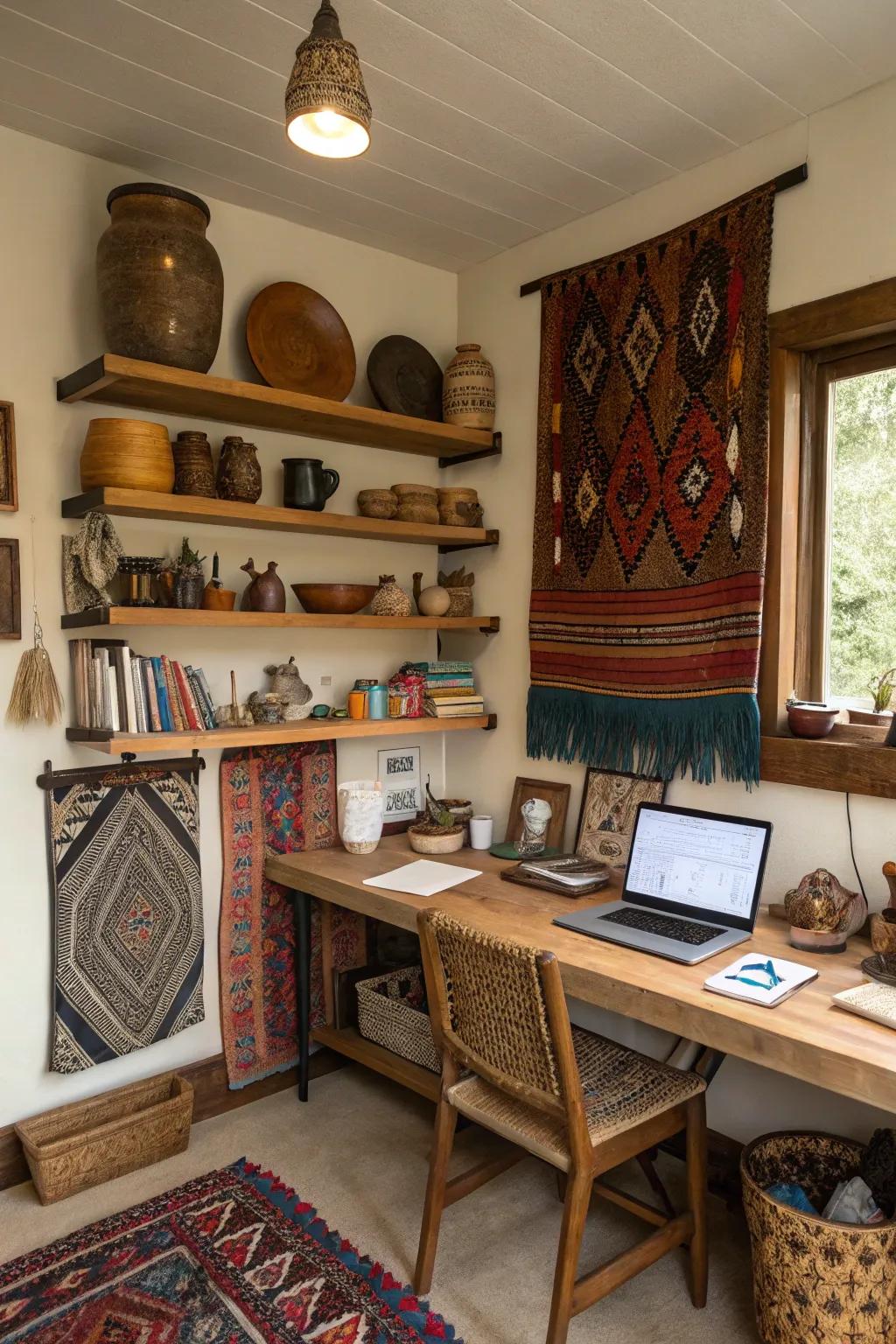 Artisan craftsmanship introduces a distinctive and personal touch.