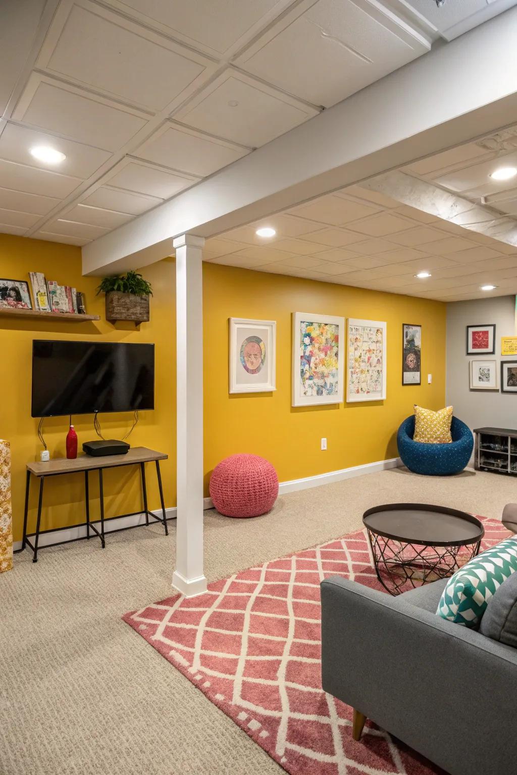 Dijon yellow adds a daring and playful touch to your décor.