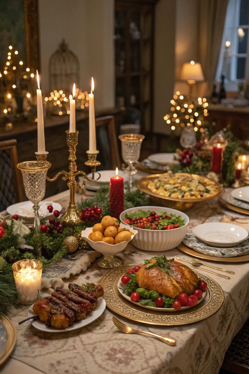 A lavish Eighth of January feast, commemorating the cessation of the celebratory period.