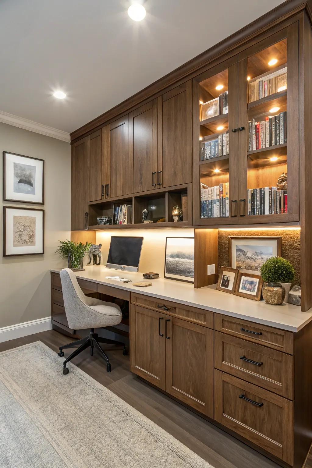 Personalize your setting with custom-crafted cabinetry.