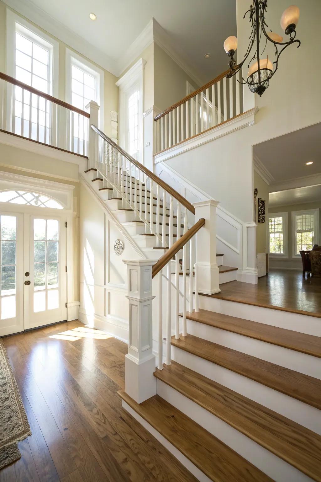 Classic white presents ageless simplicity and luminance.