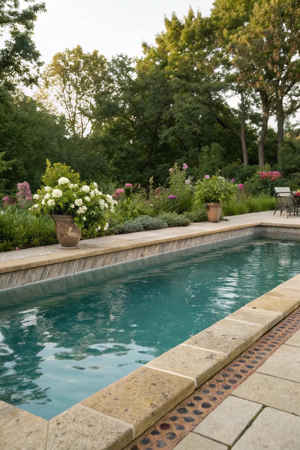 Eco-friendly coping selections bolster sustainable planning.