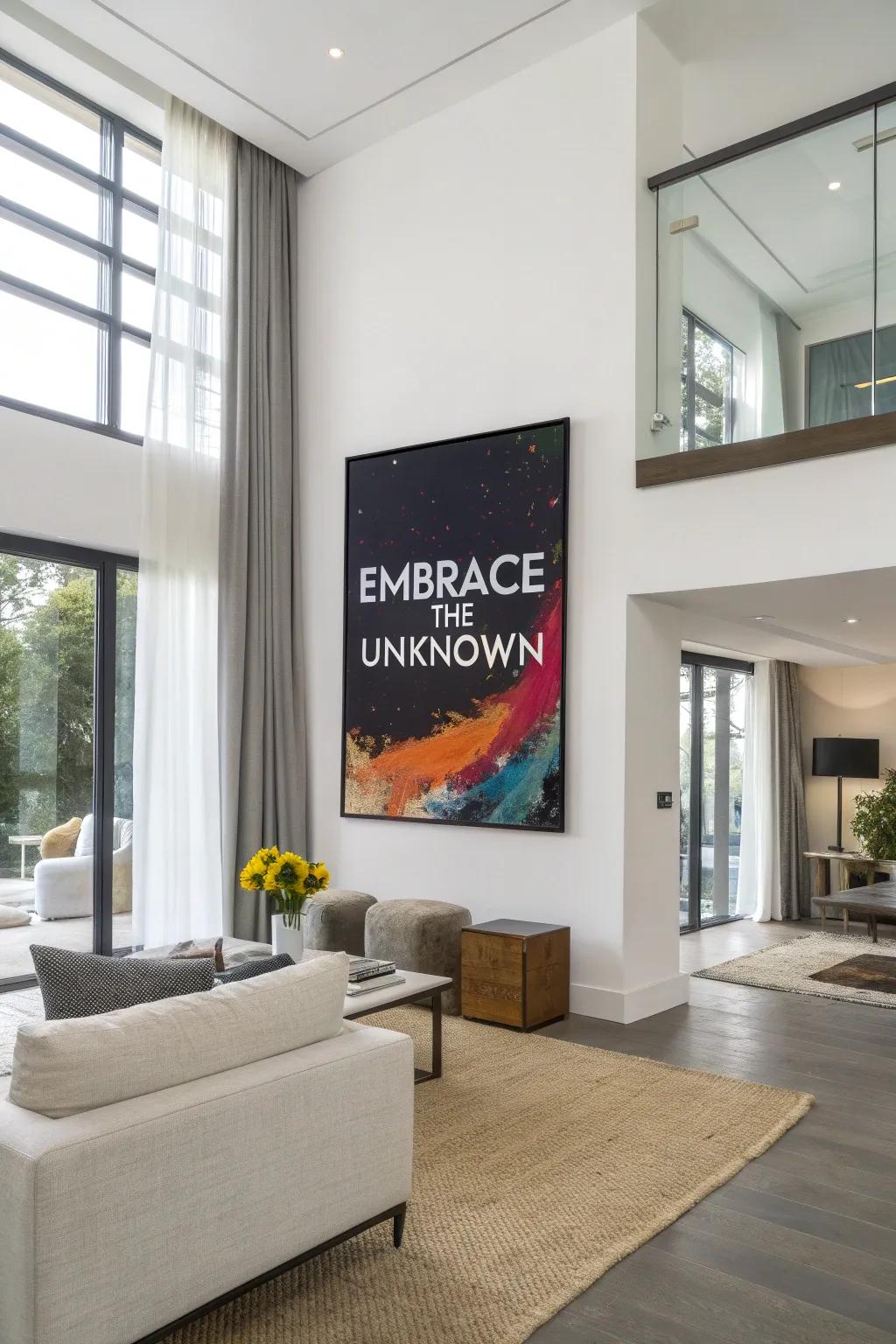 Conceptual artistry with constructive messaging intrigues and inspires.