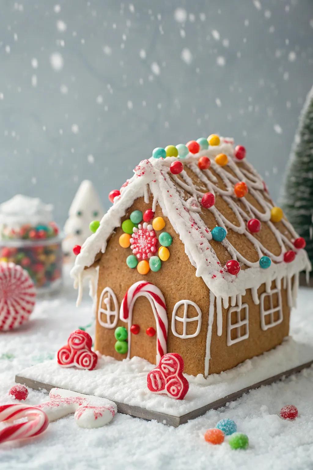 A sweet and whimsical confectionery abode.