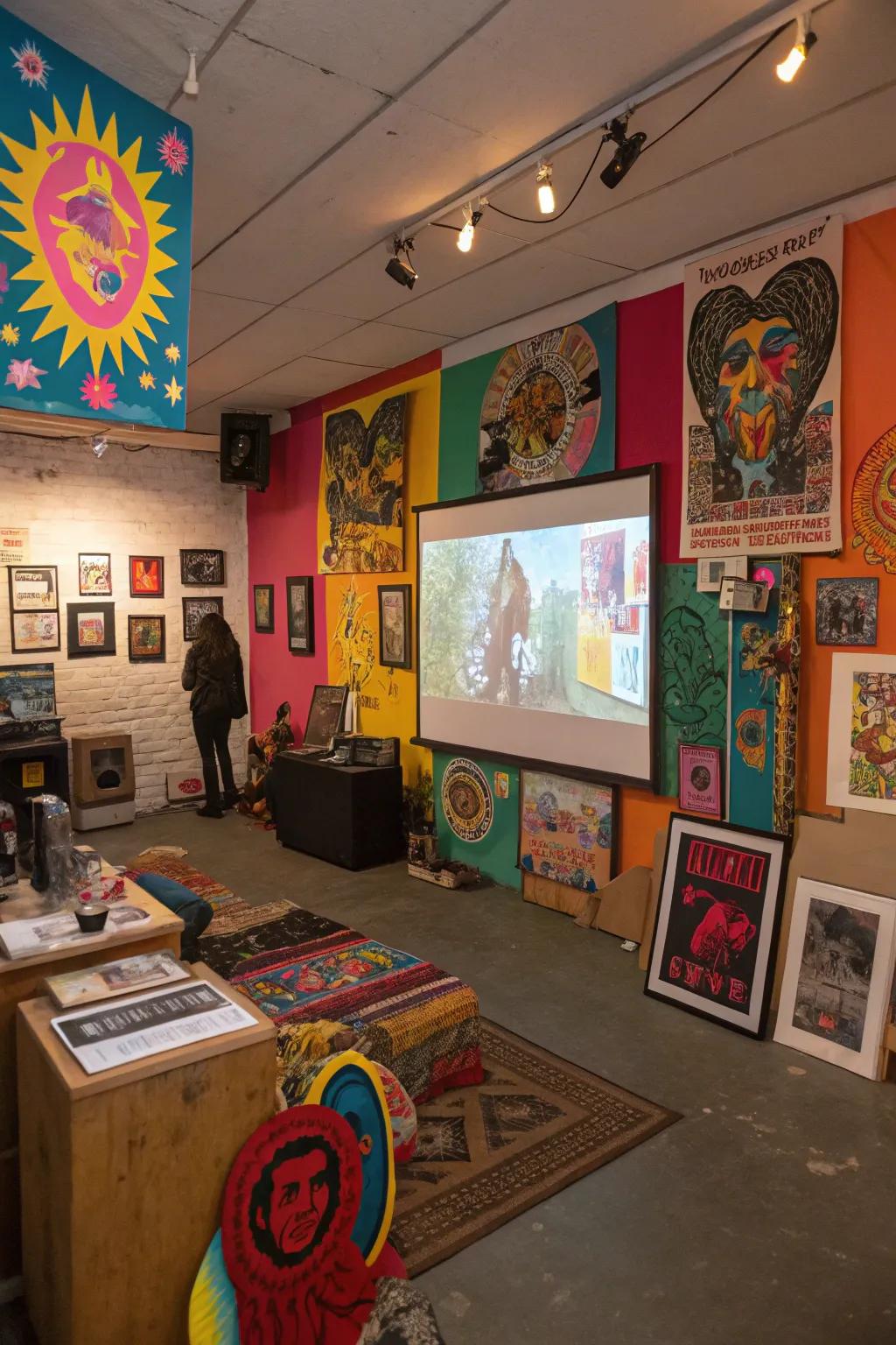 Diverse art adds style to your space.