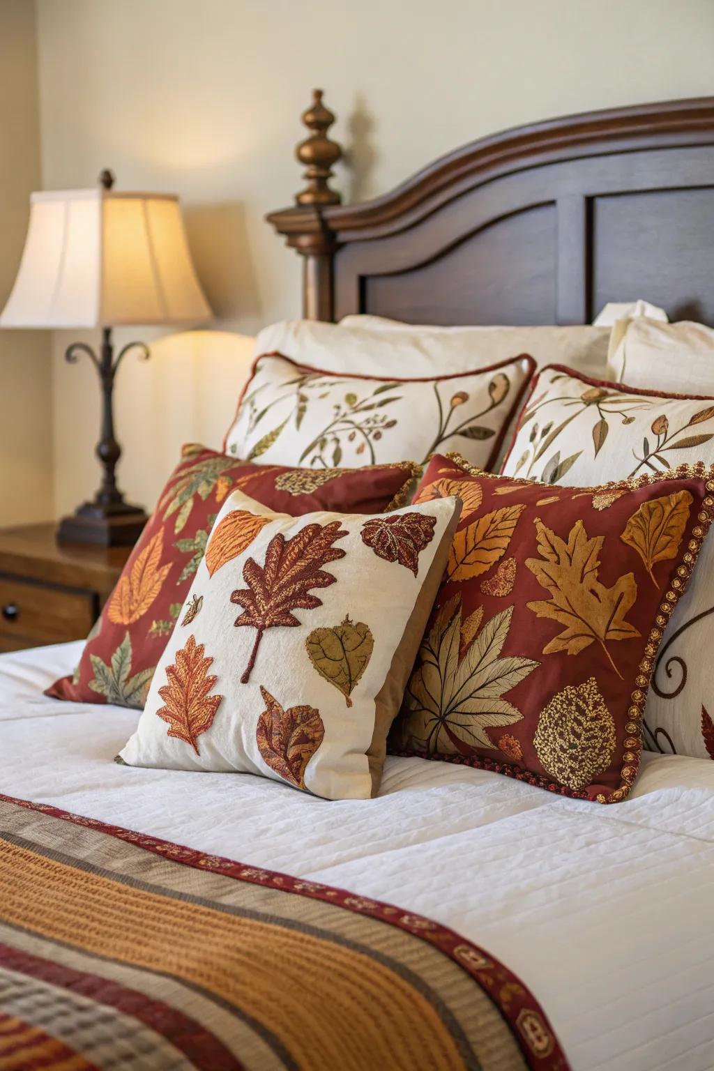 Seasonal pillow covers maintain your bedroom décor current and stylish.