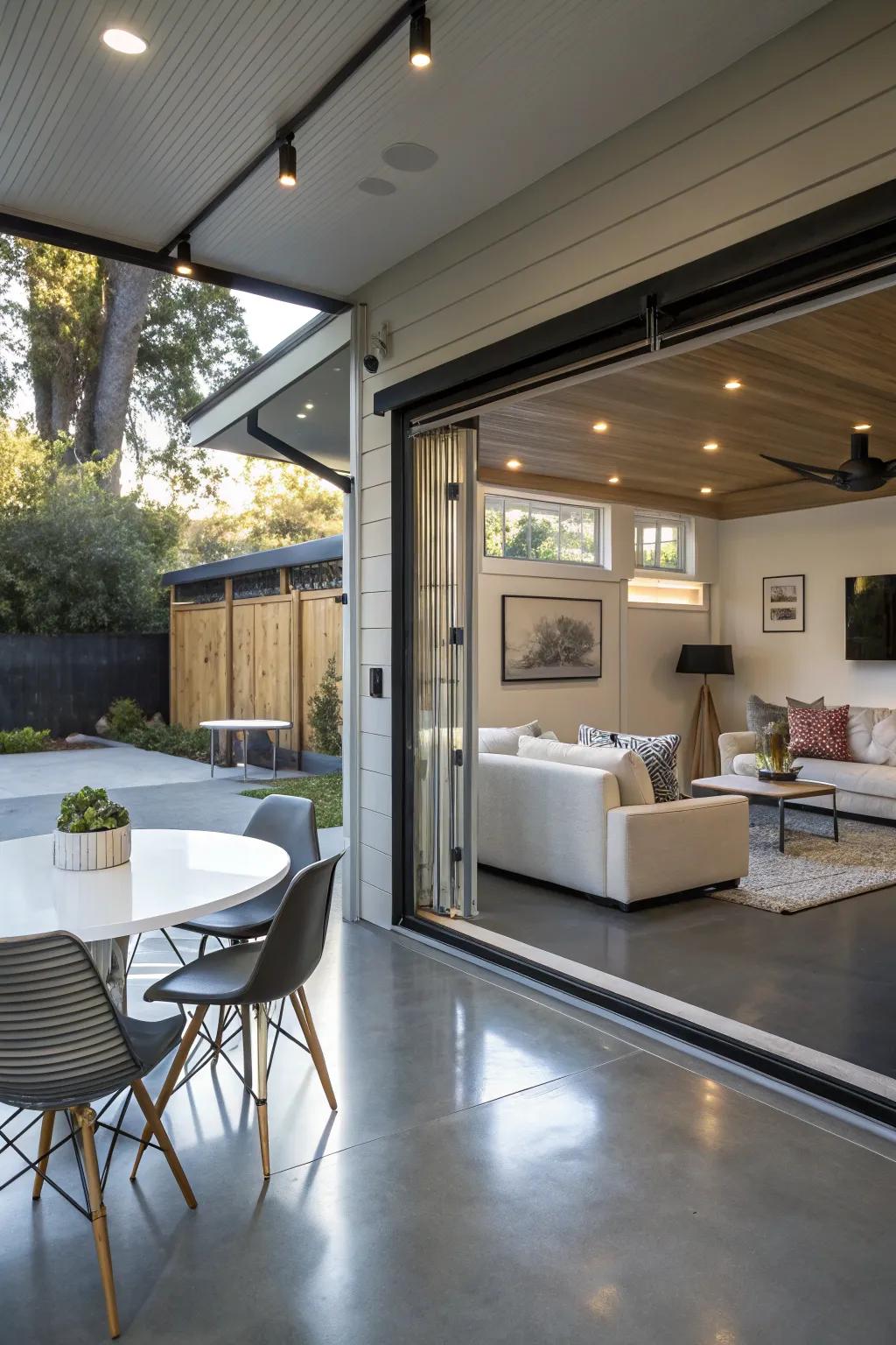Garage conversions generate adaptable living spaces within smaller homes.