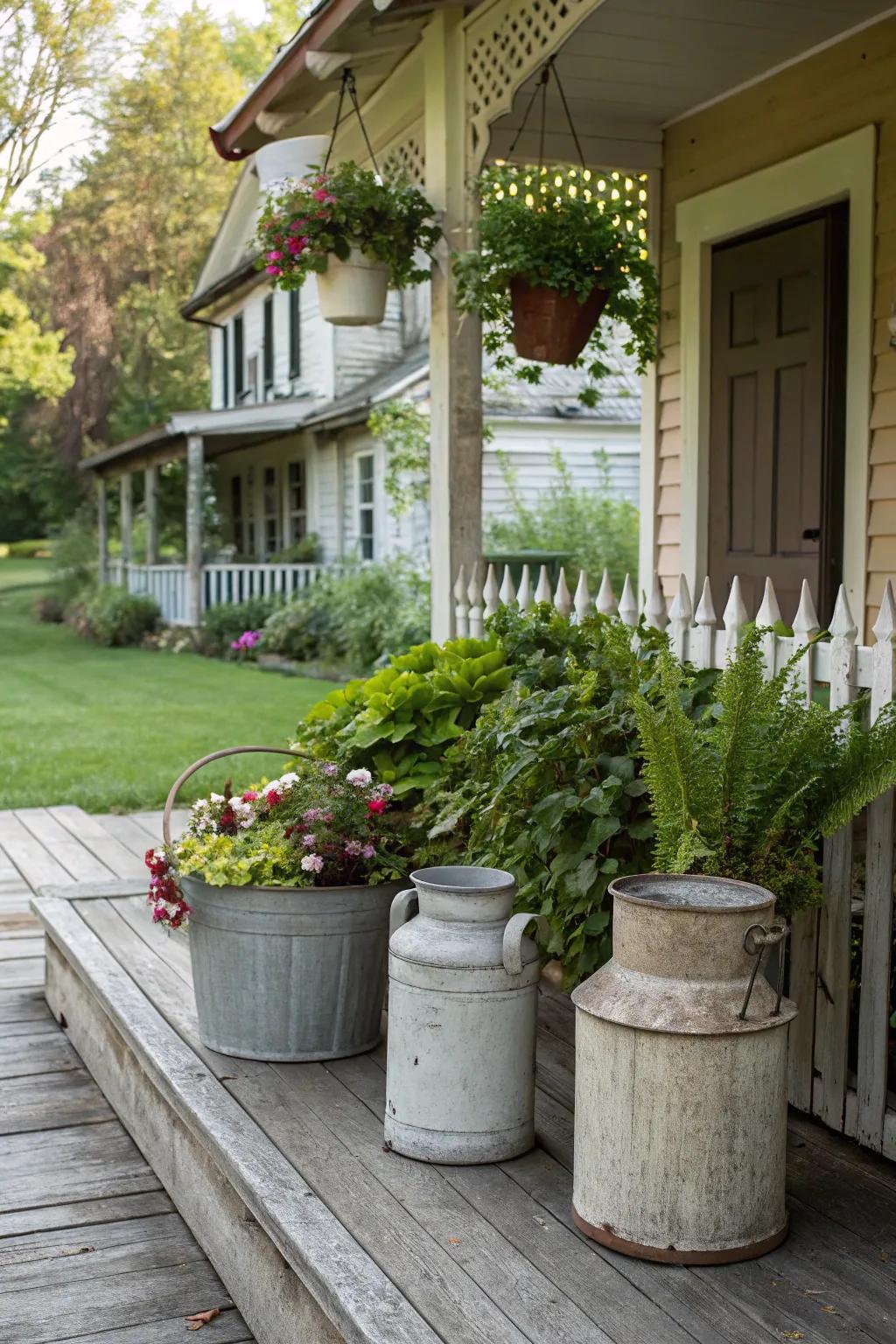 Unique vegetation stands append a quirky trace to your porch.
