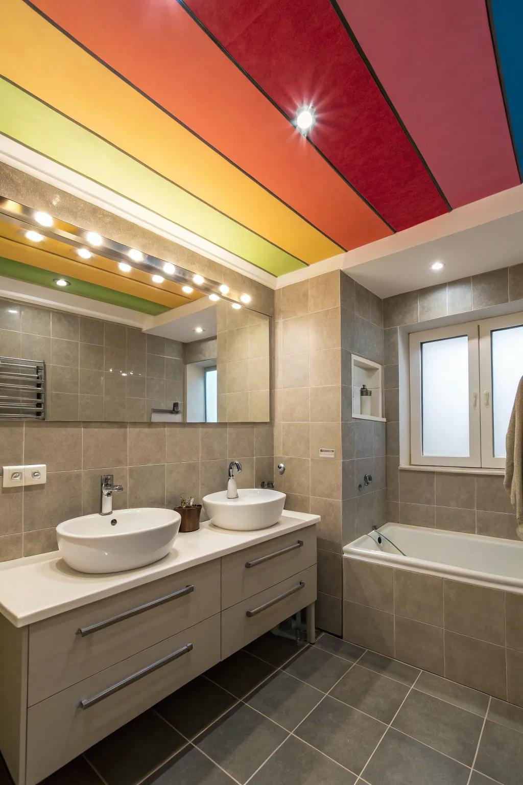 Unexpected colors add a surprising twist to decor.