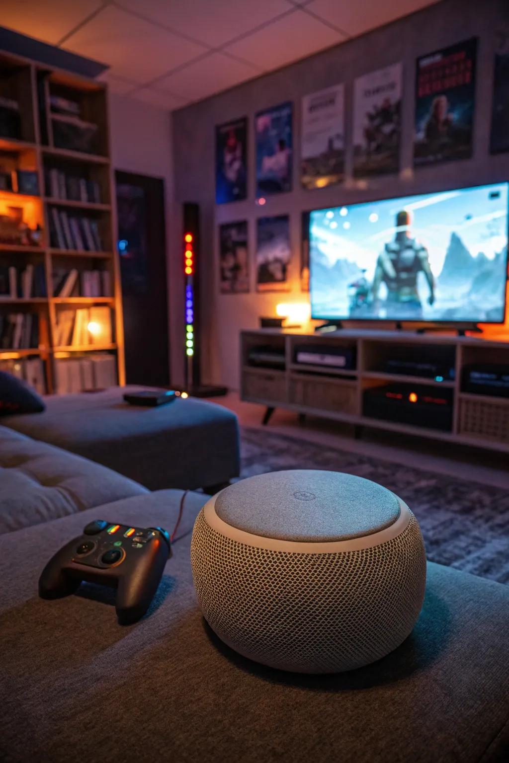 Surrounding soundscapes contribute richness to your gaming sessions.