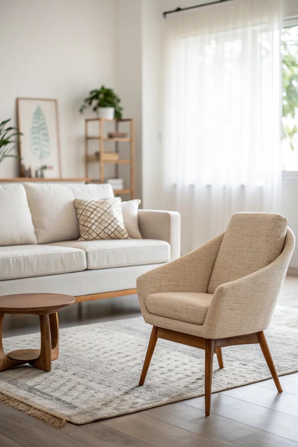 Minimalism brings serenity and clarity to living spaces.