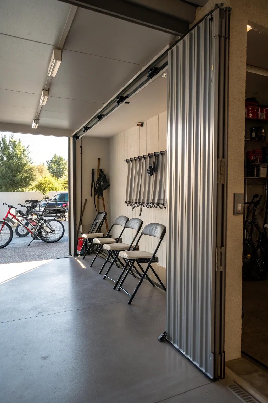 Bring order to your area through a versatile vertical slat wall.