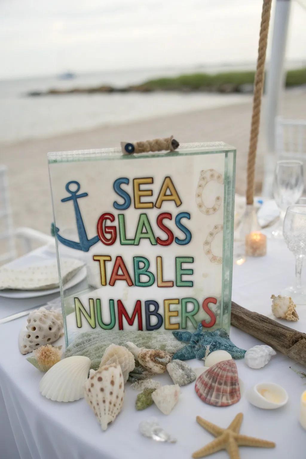 Maritime glass injects a coastal allure into seafaring-themed events.