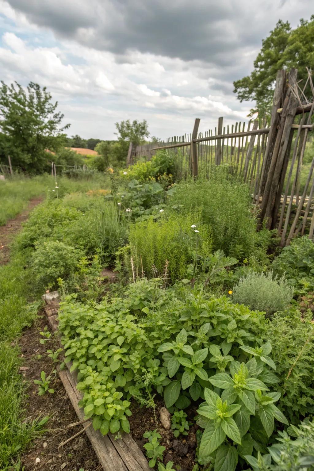 A wild tea patch, allowing nature to surprise us with innovative herbal flavors.