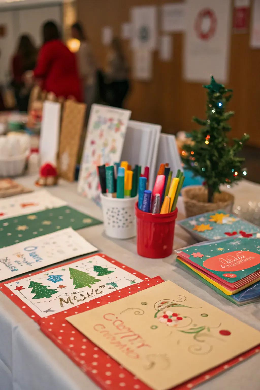 A collection of heartfelt DIY Christmas cards.