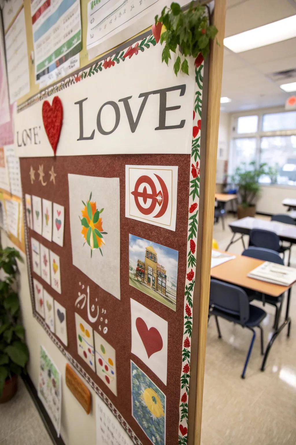 An Adoration Across the Globe display commemorating cultural diversity.