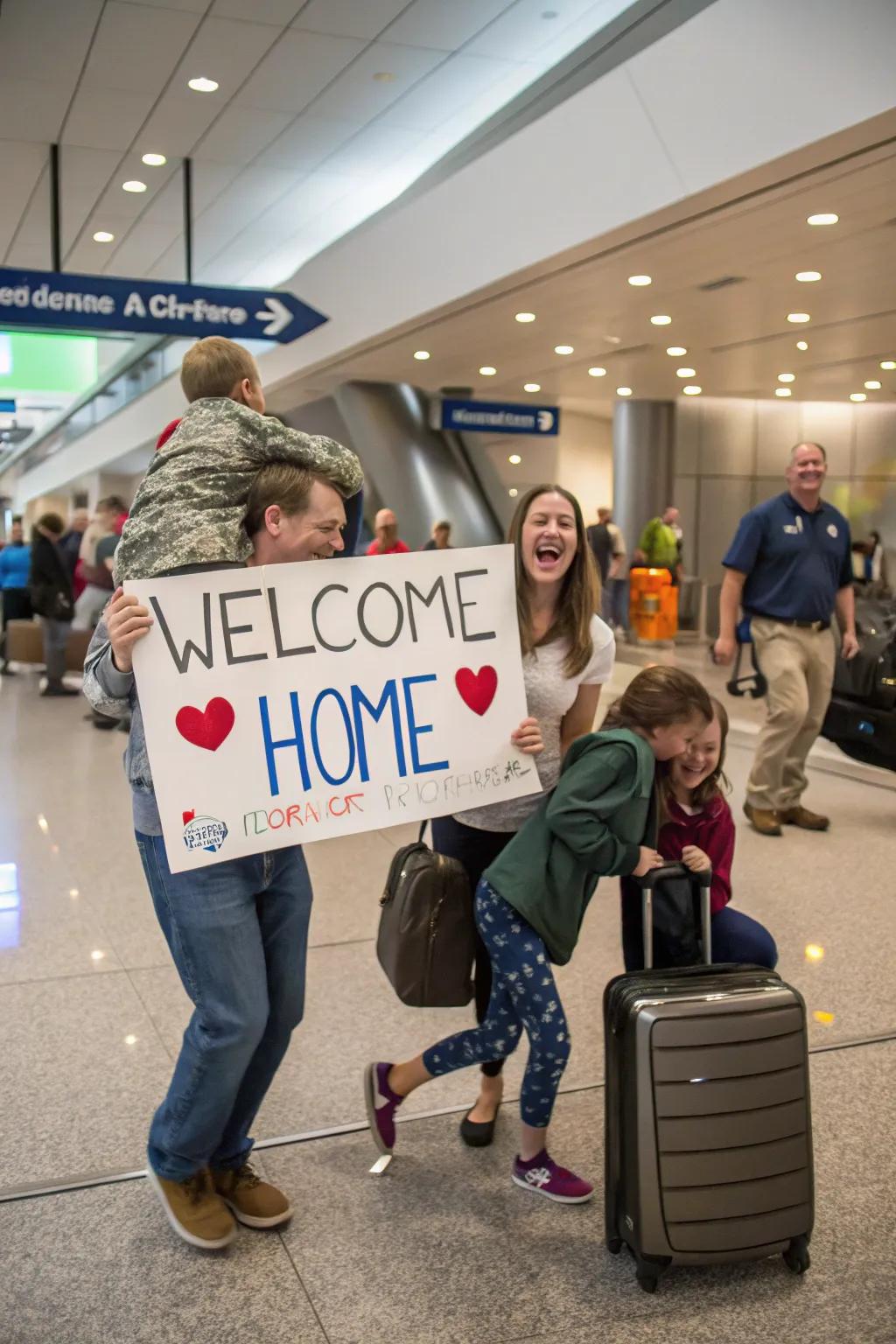 Surprises can excite reunions.