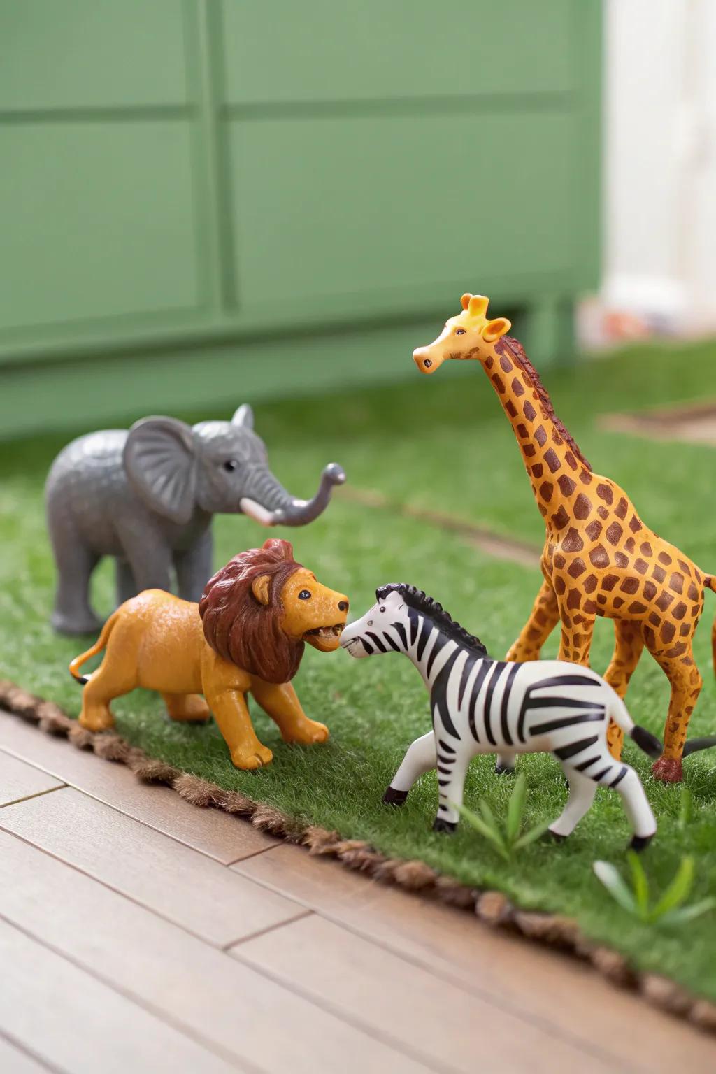 Scaled safari creatures ignite ingenuity and amusement.