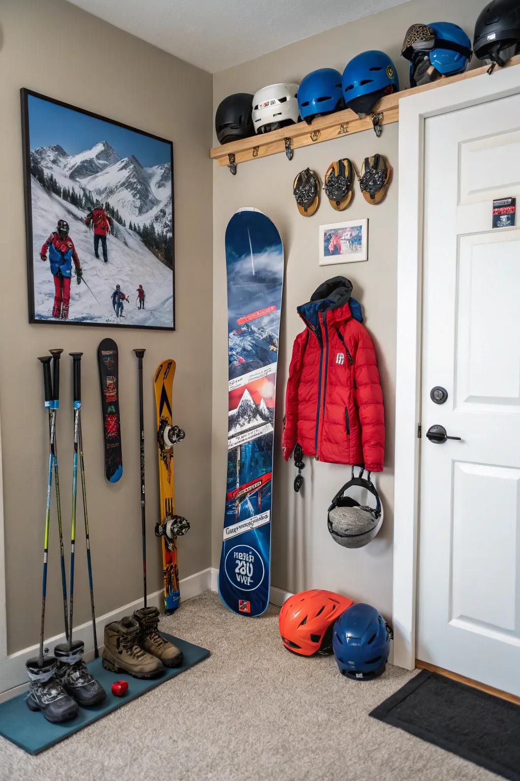 Transfer the exhilaration from wintry sport inside.