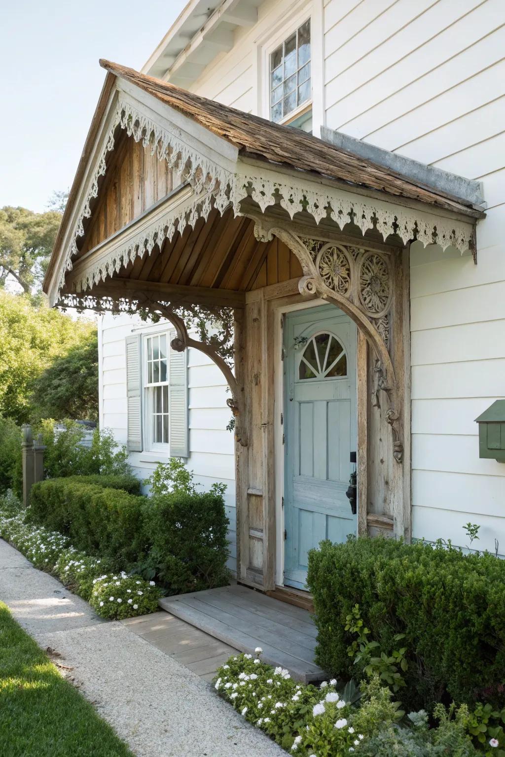 Cottage-esque shelter for storybook enchantment.
