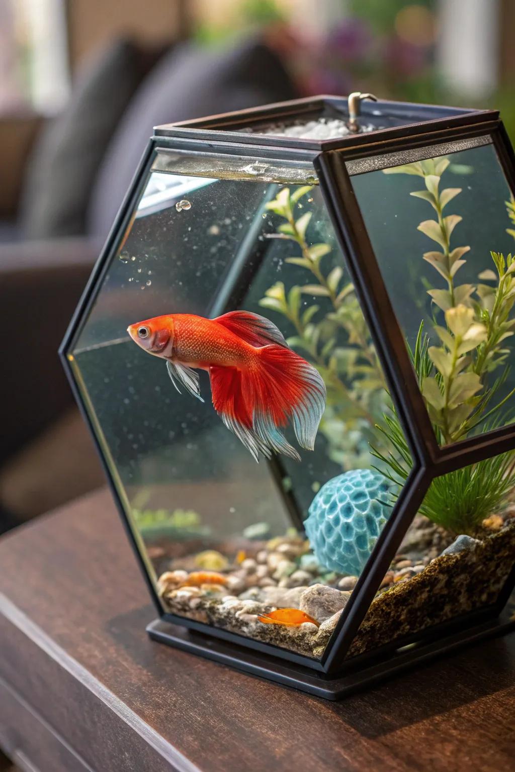 Accentuate your tank through a stunning centerpiece fish.