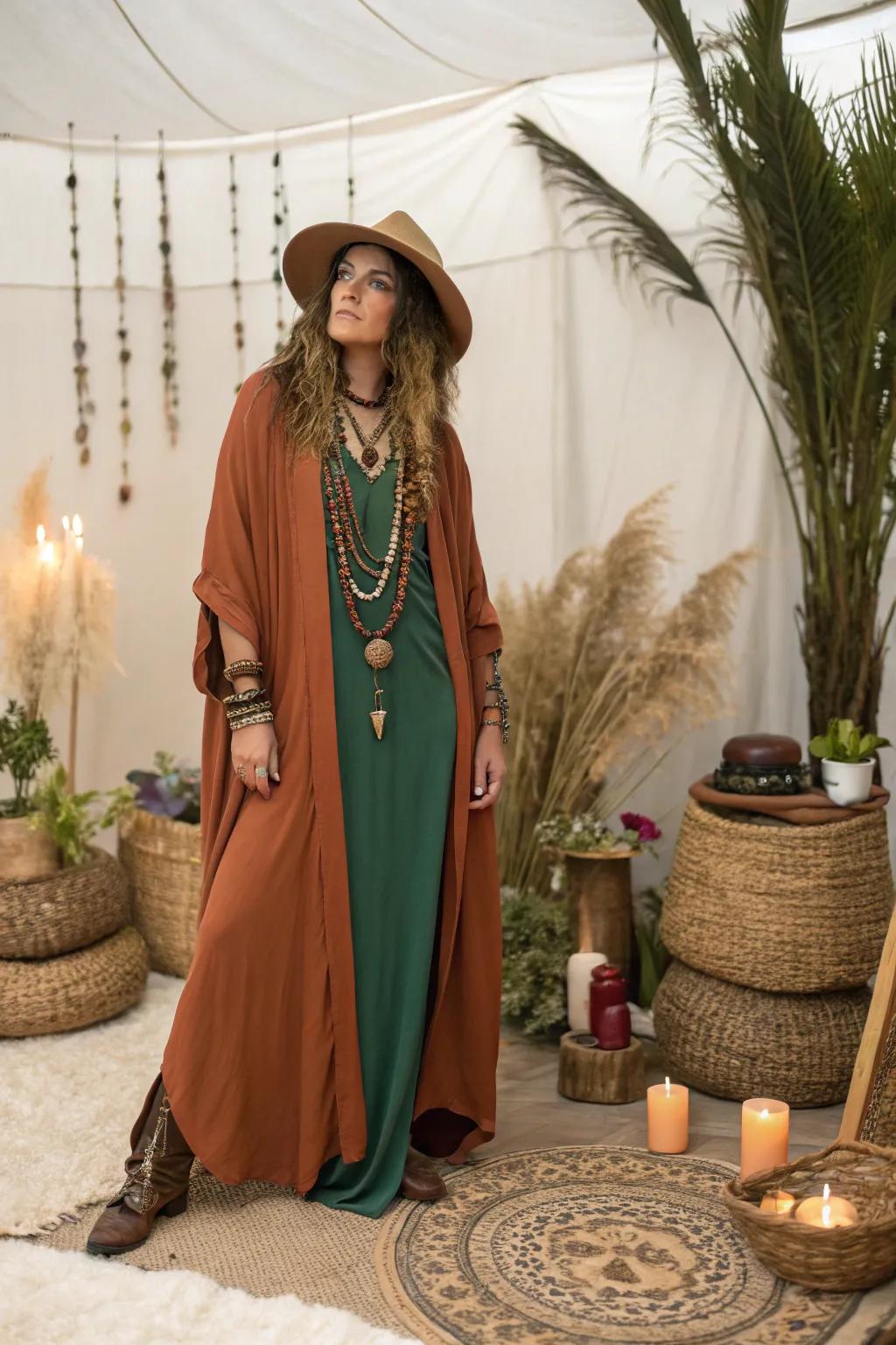 A sorceress with a bohemian spirit and bewitching accent.
