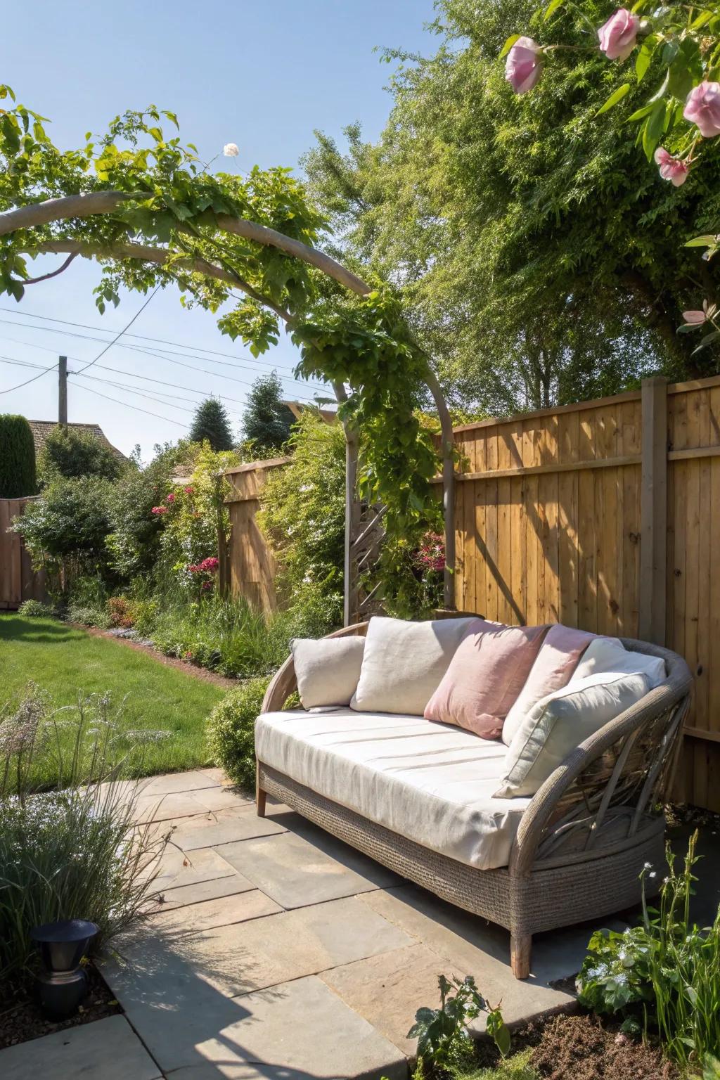 Convertible couches furnish adaptable comfort for both daytime and nighttime.