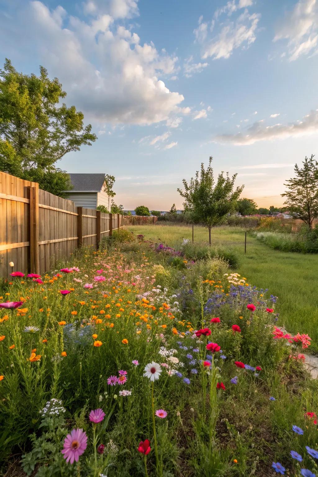 Wildflower fields usher in vivid colors and draw pollinators.