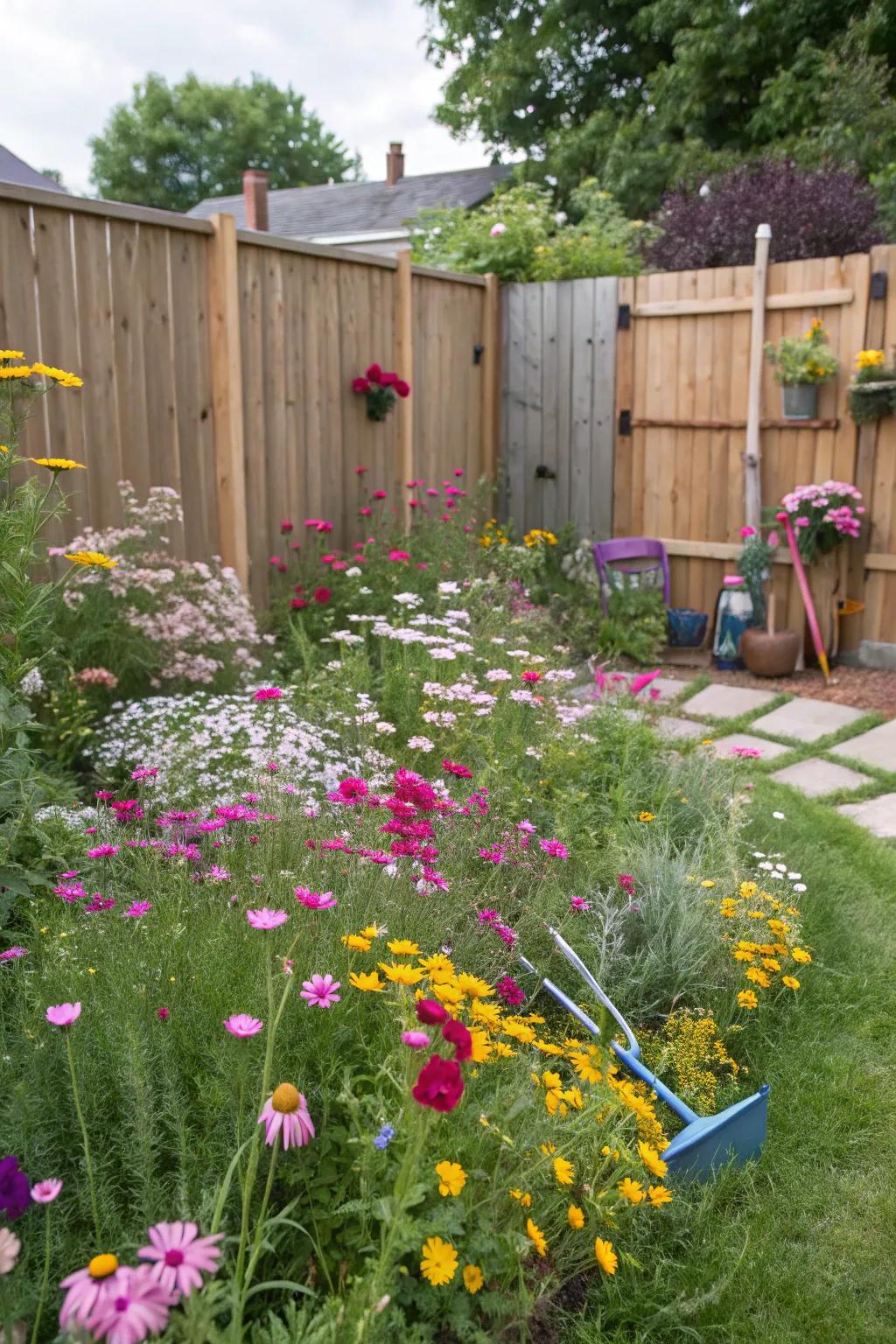 A wildflower meadow imbues your garden with natural splendor and a diversity of wildlife.