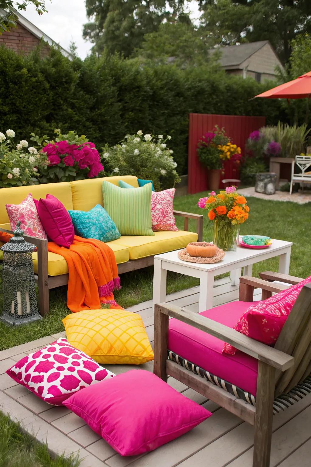 Striking colors energize and revitalize your space.