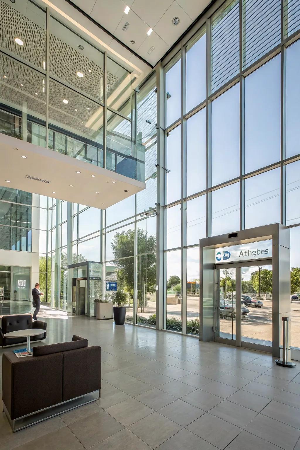 Open space designs foster transparency and interaction.