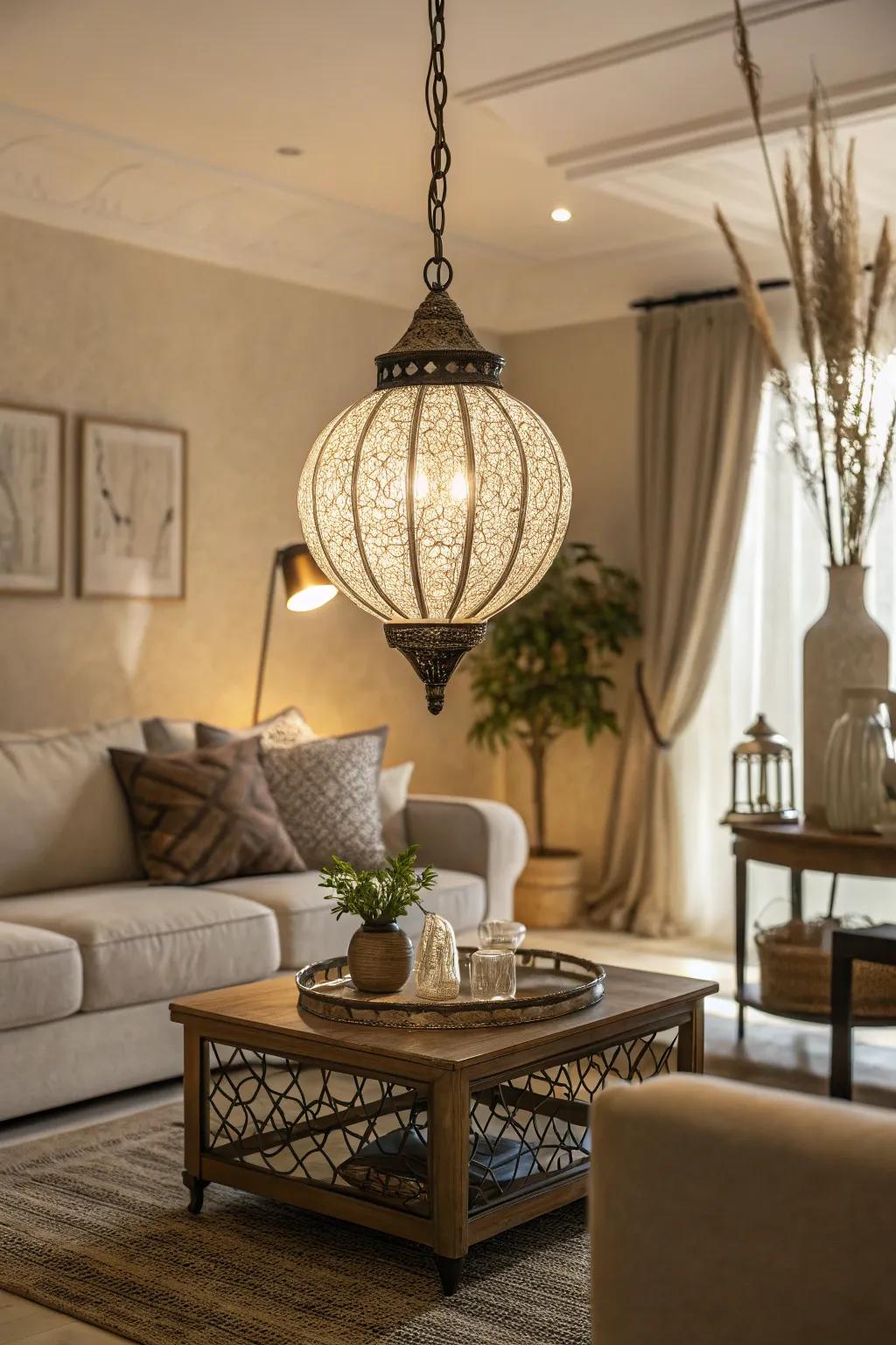 Significant lighting transforms the area.