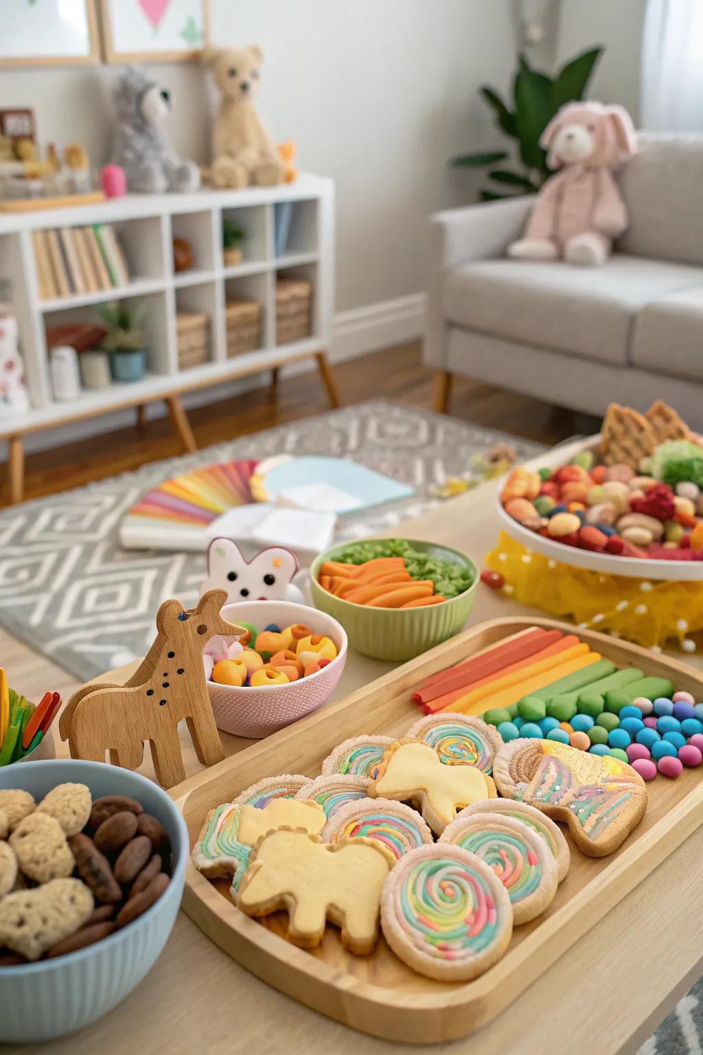 Kid friendly treats.