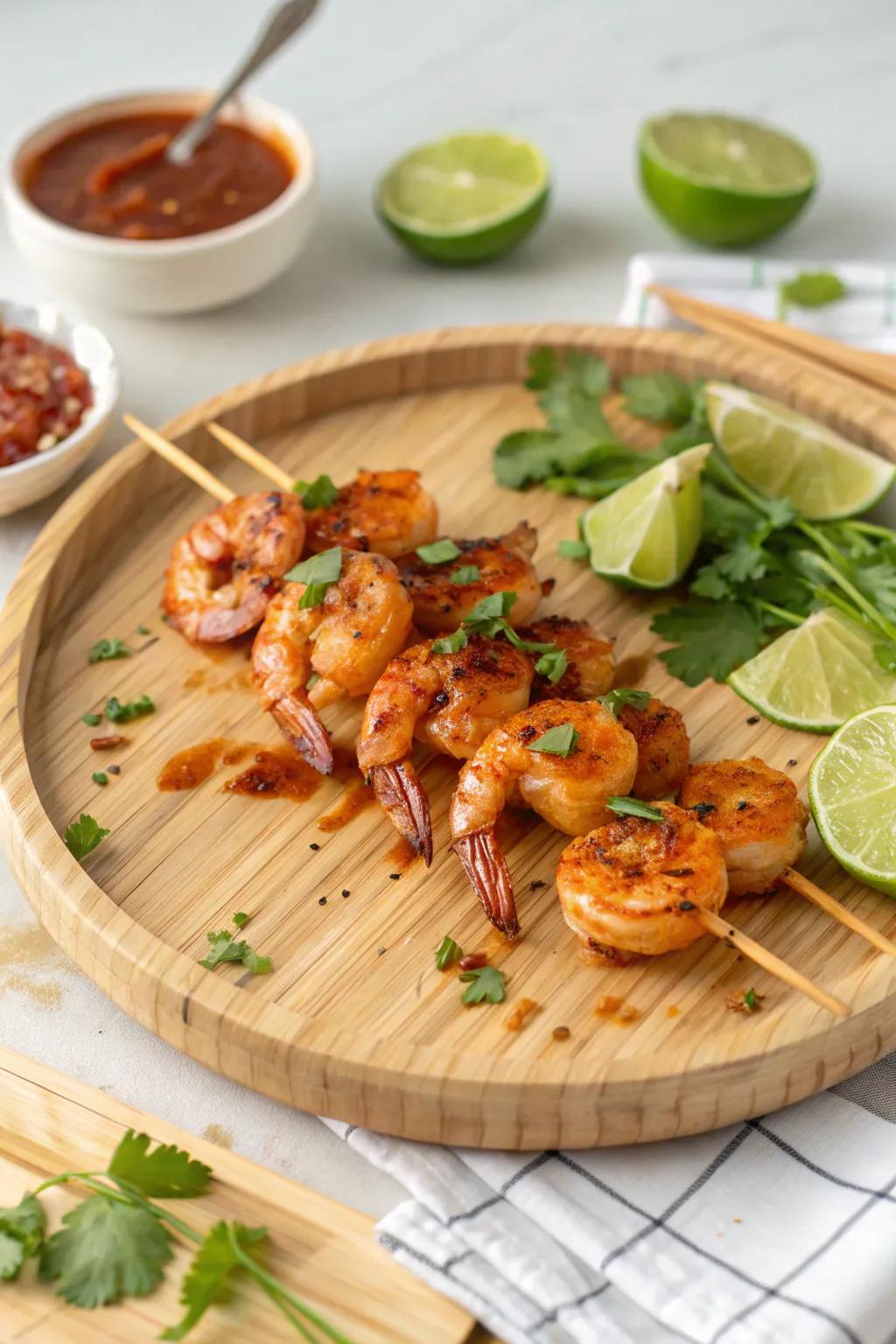 Pungent fiery prawn transversals, purveying a thermal surge that is beyond compare.