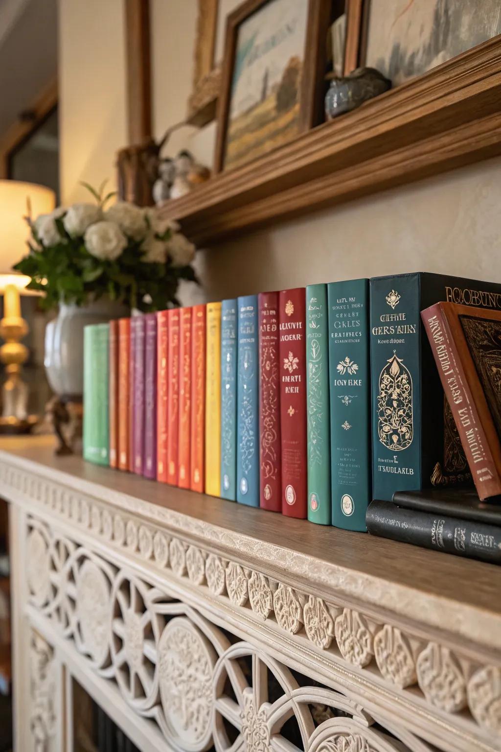 Themed collections create a cohesive aesthetic within your library.