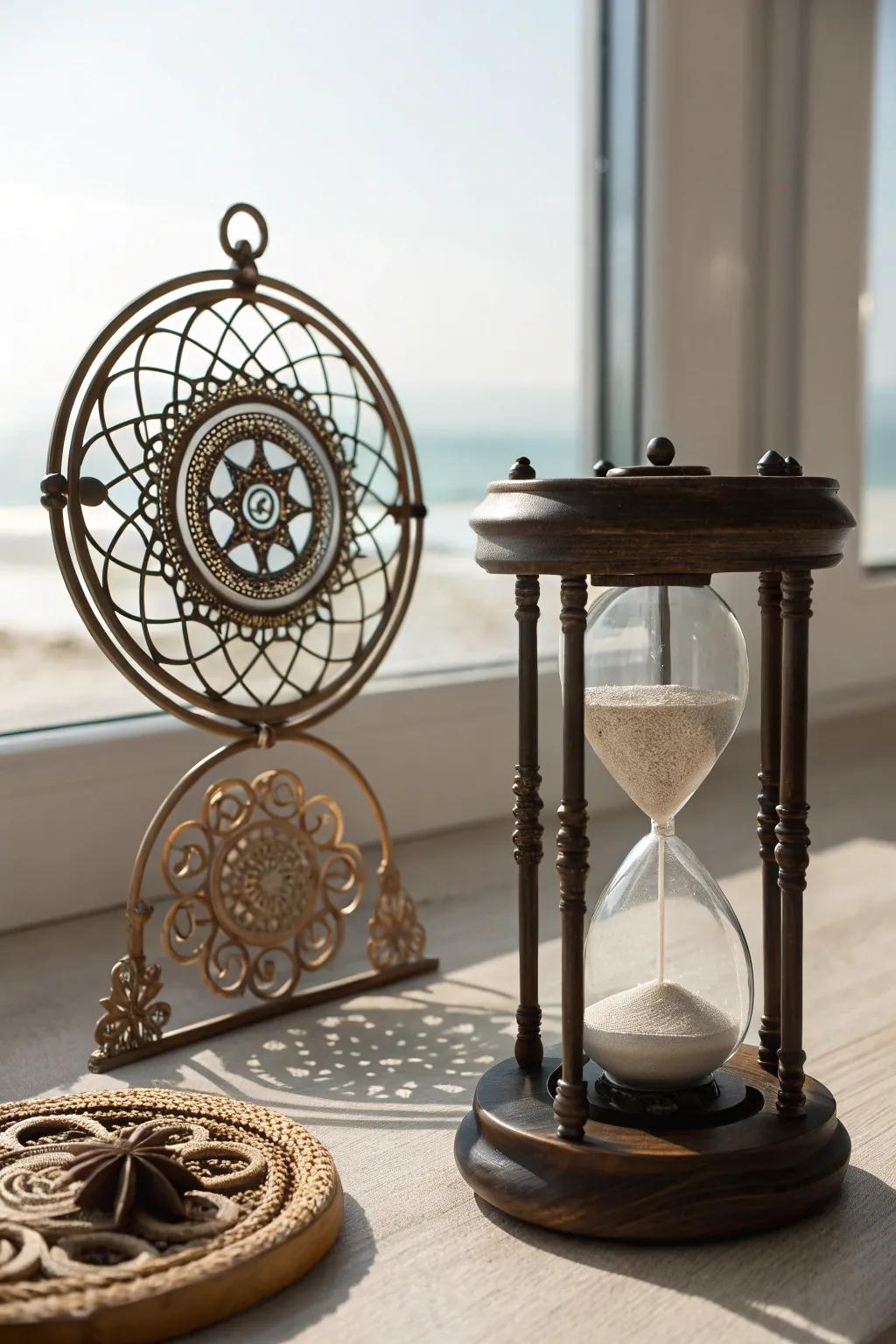 Engage your mind with interactive decor in your tranquil corner.