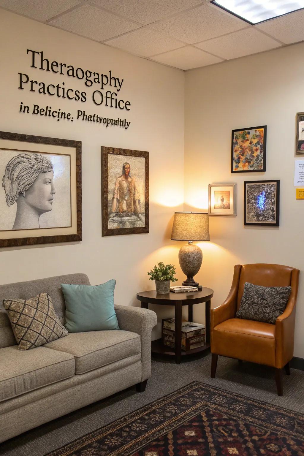 Individuality and intrigue are given through unique art pieces.