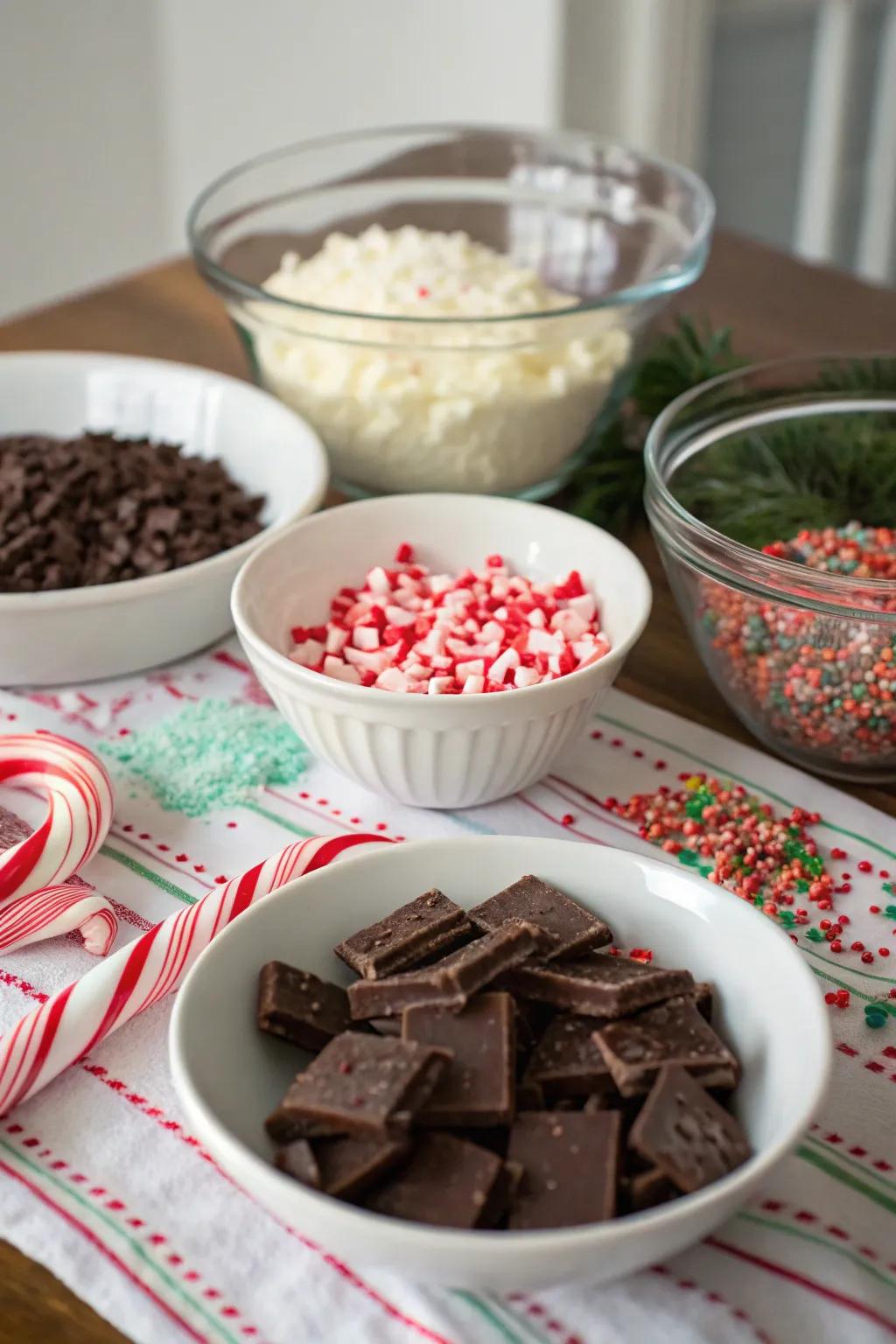 Indulge in a peppermint bark post.