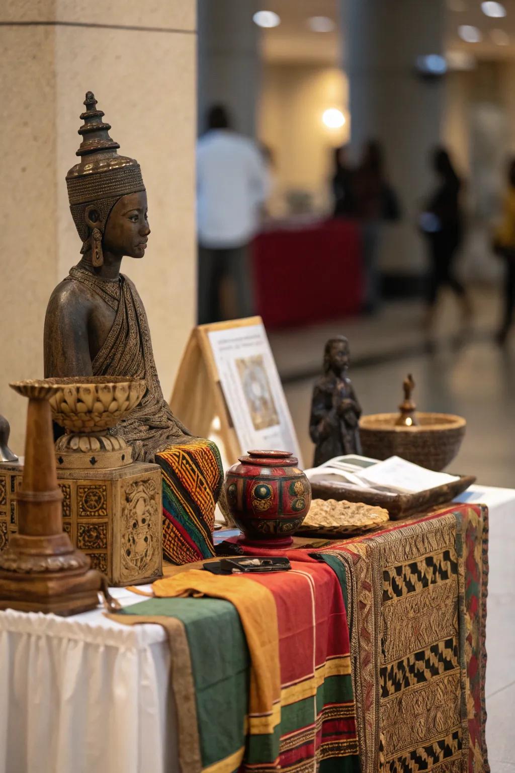 Cultural elements attach profundity and individual significance to your decor.