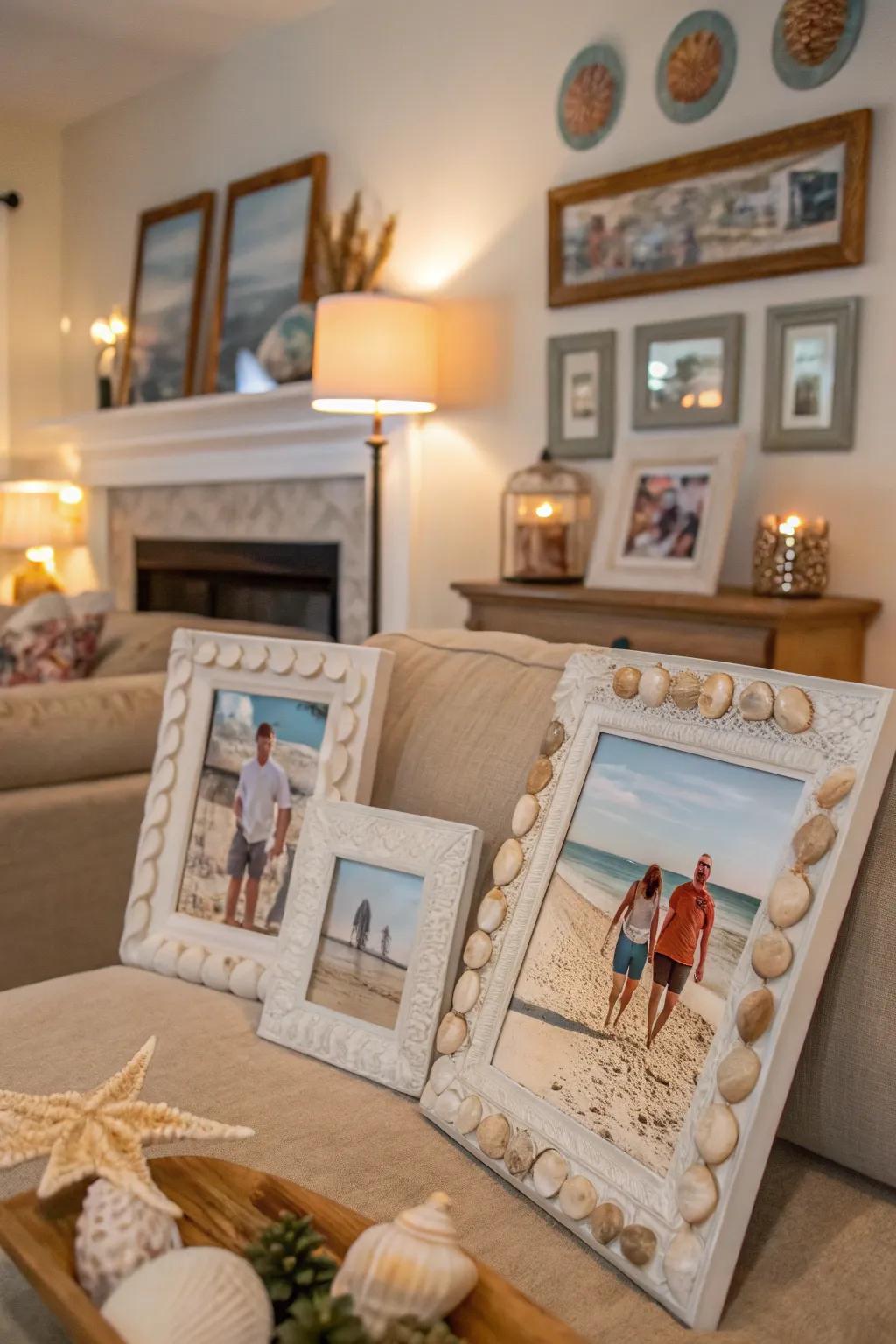 Family portraits introduce a personal element.