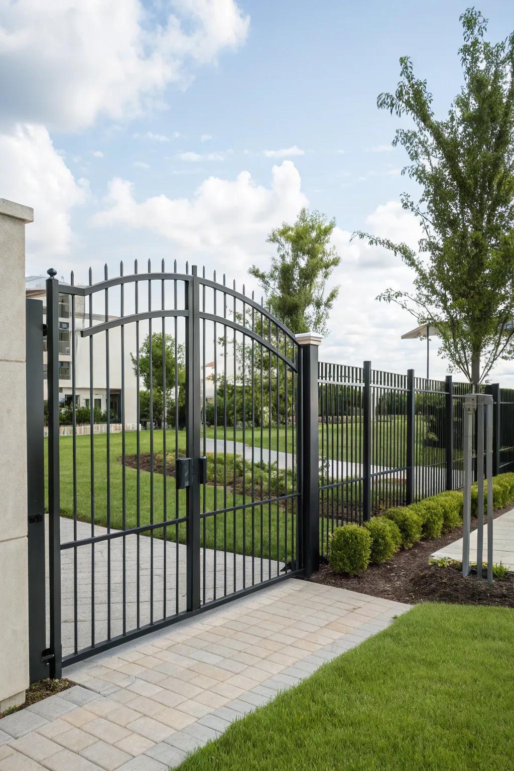 Functional entrances provide security with a touch of style.
