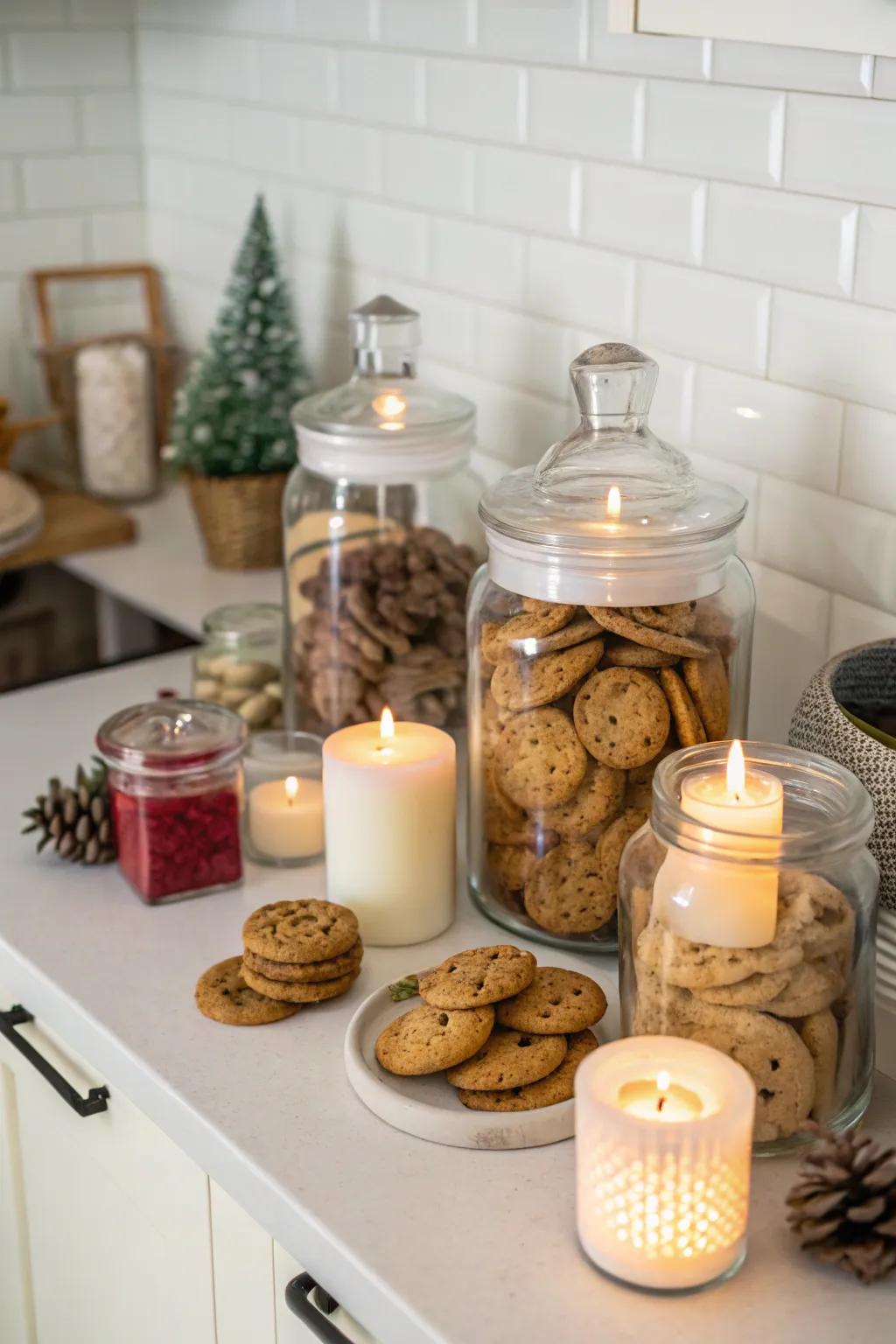Amalgamate confection receptacles with ornamentation for enhanced texture.