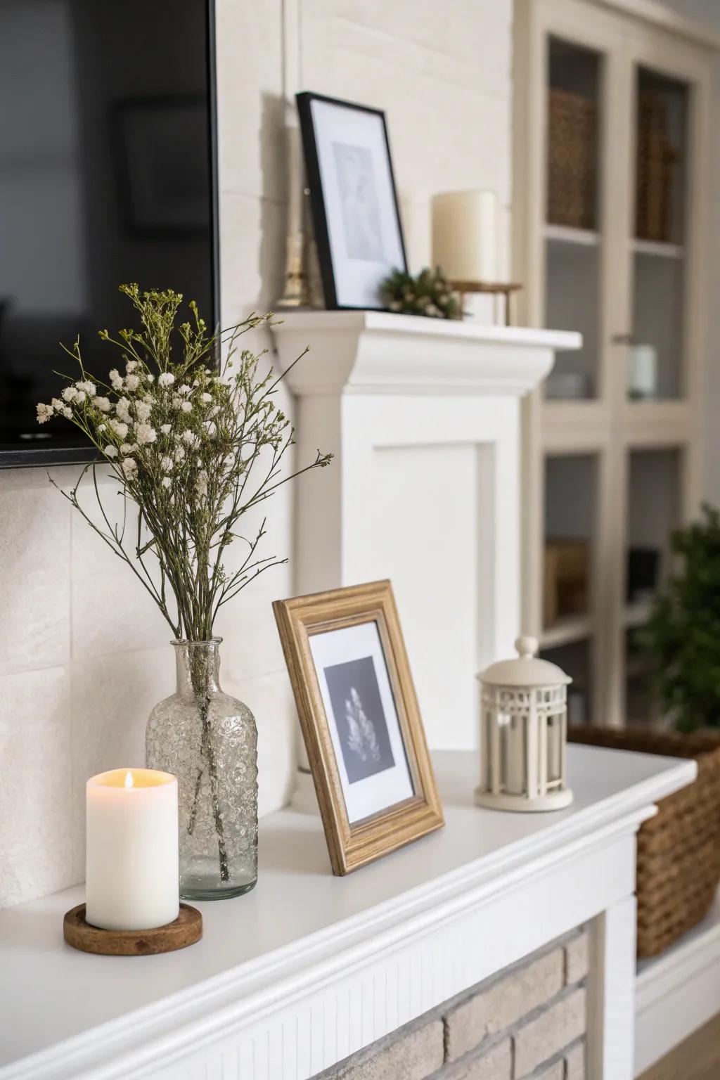 Minimalist mantels put on display the exquisite essence of straightforwardness.