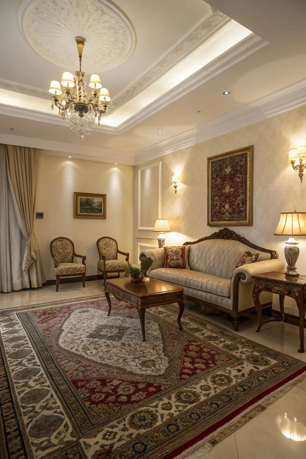 Rugs inspired by Persian design are ageless pieces that add luxury and sophistication.