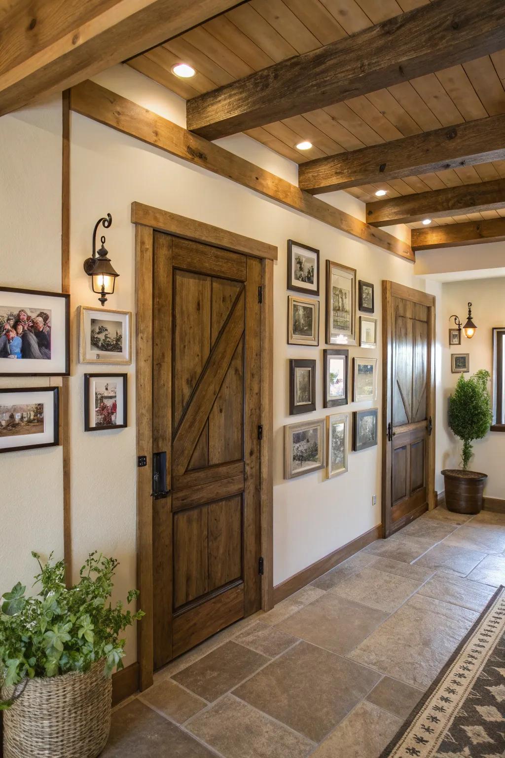 Kin imagery personalizes your entryway.