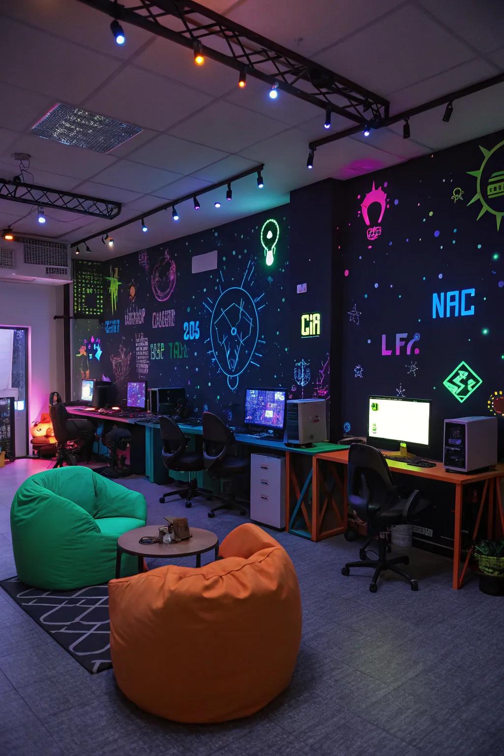 Invigorate your gaming space with luminous accents.