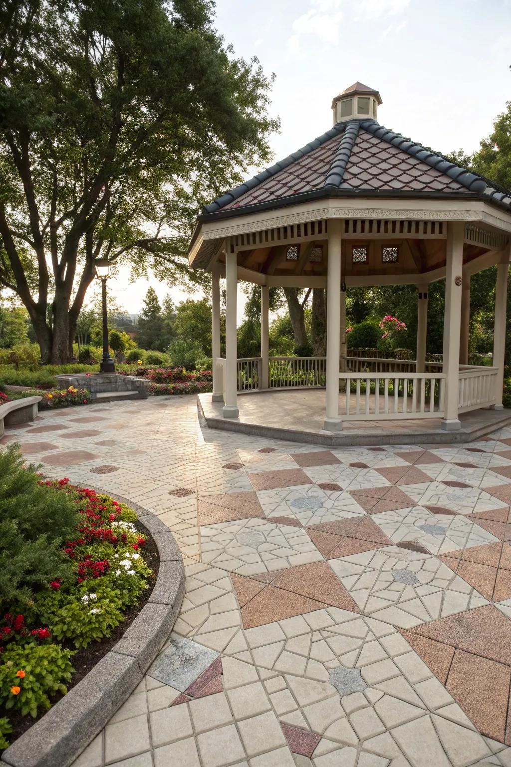 Relish flexibility with adaptable interlocking tiles.