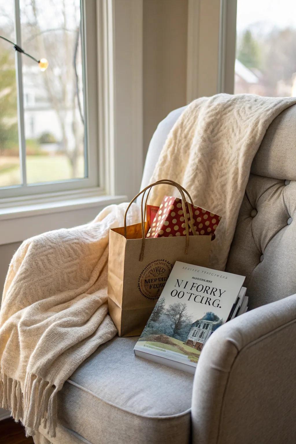 Escape into an interesting manuscript through comfortable accessories.